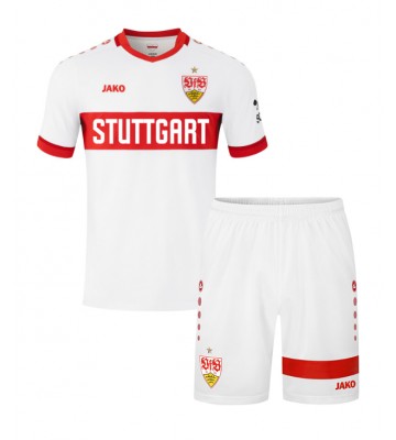 Stuttgart Hemmakläder Barn 2024-25 Kortärmad (+ Korta byxor)